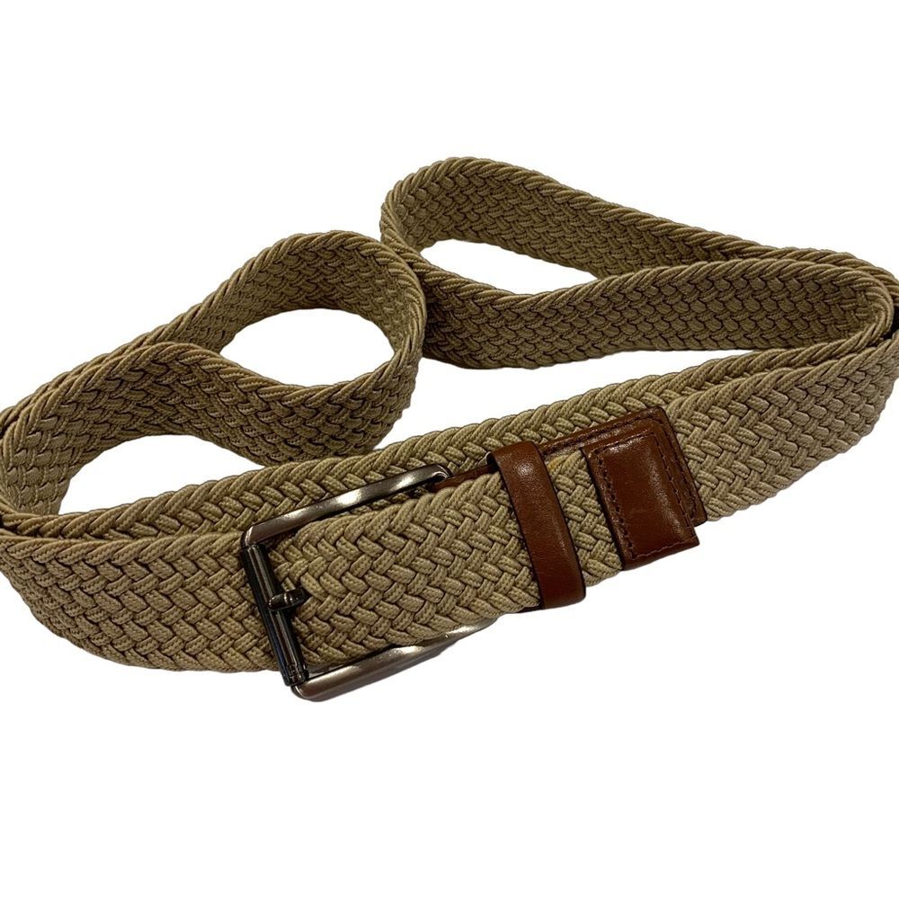 Perry‎ Ellis Portfolio Tan Rope Belt